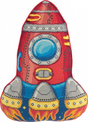 Набор для вышивания "PANNA" PD-7013 "Подушка Ракета" 31 х 43 см