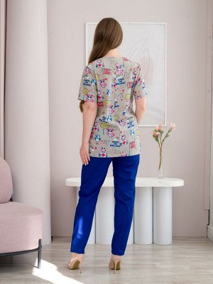 Костюм медицинский жен. М-180П M1-20/5 ткань Тиси