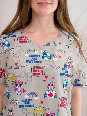 Костюм медицинский жен. М-180П M1-20/5 ткань Тиси