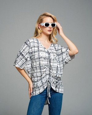 Футболка со сборкой FW004
