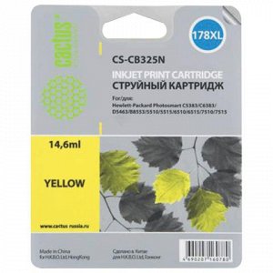 Картридж струйный HP (CB325HE) Photosmart D5400 №178XL, желт
