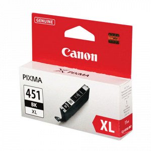 Картридж струйный CANON (CLI-451BK XL) PIXMA MX724/924/iX684
