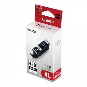 Картридж струйный CANON (PGI-450PGBK XL) PIXMA MX724/924/iX6