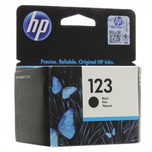 Картридж струйный HP (F6V17AE) Deskjet 2130, №123, чёрный, о