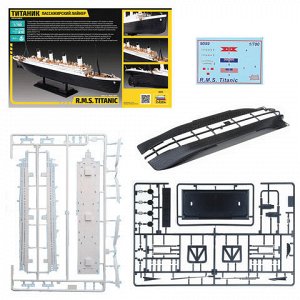 Модель для склеивания КОРАБЛЬ Лайнер пассажирский "Титаник", масштаб 1:700, ЗВЕЗДА, 9059