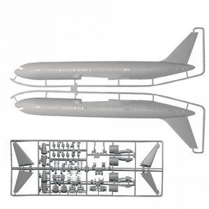 Модель для склеивания НАБОР САМОЛЕТ Авиалайнер пассажирский Боинг 767-300, 1:144, ЗВЕЗДА, 7005П