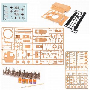 Модель для склеивания НАБОР ТАНК Тяжелый немецкий T-VI "Тигр", масштаб 1:35, ЗВЕЗДА, 3646П