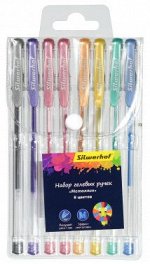 Ручки цветные гелевые МЕТАЛЛИК