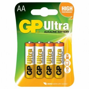 Батарейки GP Ultra . LR6/AA 15AU CR4 (4 шт.)