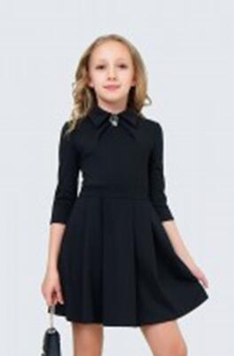 Платье Цвет: черный, Ткань: Трикотаж "Лакоста"
Состав: 40% хб
60% пэ