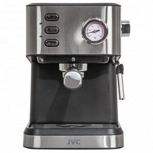 Кофеварка JVC JK-CF33 , рожковая, 1050 Вт, 1.5 л , чёрный