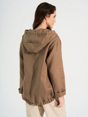 Жакет. Цвет: Коричневый