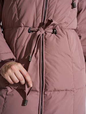 Пальто. Цвет: Темный персиковый