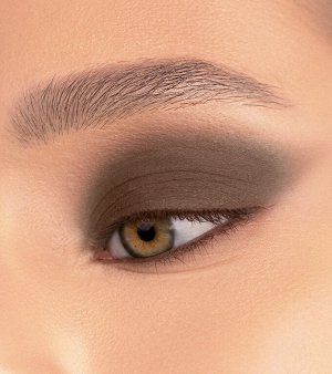 Люксвизаж Тени для век LUXVISAGE COLOR MATТ одноцветные, тон 14 Dark Brown, Luxvisage