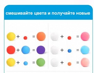 Масса для лепки 12 цветов в zip пакете
