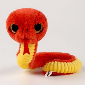Мягкая игрушка «Змея», красная