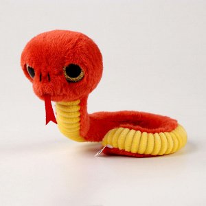 Мягкая игрушка «Змея», красная