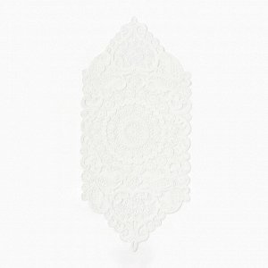 Дорожка на стол Этель ажурная, белая, 40*90 см, 100%п/э