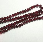Бусины Гранат Индия огр. 4,2 мм