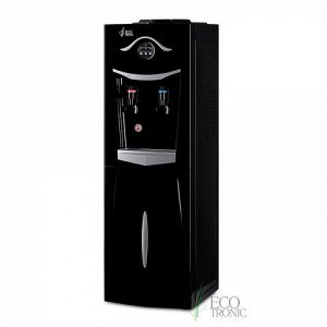 Кулер для воды ECOTRONIC K21-LF, напольный, НАГРЕВ/ОХЛАЖДЕНИЕ КОМПРЕССОРНОЕ, холодильник, 2 крана, черный, 11557
