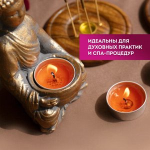 Свечи чайные Standard, до 3,5 часов горения, вес 9 г, КОМПЛЕКТ 100 шт., в гильзе, LAIMA, 609198
