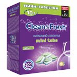 Таблетки для посудомоечных машин 200 шт., CLEAN&amp;FRESH All IN 1 MINI TABS, Cd13200m