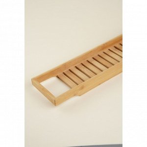 Полка для ванной Sima-land Home, бамбук, 70x14x4.5 см