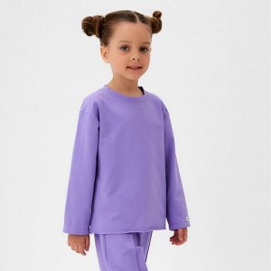 Футболка детская с дл.рукавом, KAFTAN, сиреневый