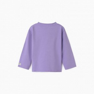 Футболка детская с дл.рукавом, KAFTAN, сиреневый