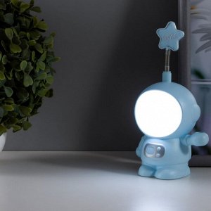 Настольная лампа «Астронавт со звездой» МИКС LED 3 Вт USB АКБ 9x7x19 см RISALUX