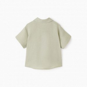 Рубашка для мальчика KAFTAN Linen, зелёная