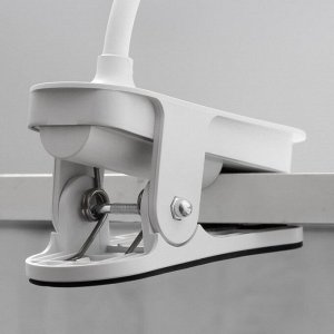 Настольная лампа на прищепке «Птичка» LED 3000-6000К 5 Вт USB золото 20x7x34 см RISALUX
