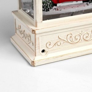 Фигура светодиодная «Новогодние приключения», 21x13.3x8.1 см, музыка, батарейки ААх3 (не в комплекте), USB, свечение тёплое белое