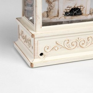 Фигура светодиодная «Рождество», 21x13.3x8.1 см, музыка, батарейки ААх3 (не в комплекте), USB, свечение тёплое белое
