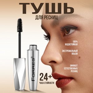 Фаррес Тушь для ресниц пушистая щеточка (серебристый корпус) 6008-1,FARRES