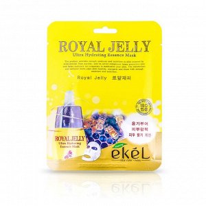 Ekel Royal Jelly Ultra Hydrating Essence Mask Регенерирующая тканевая маска для жирной и проблемной кожи