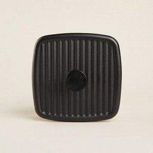 Крышка - пресс чугунная SL Home, 23*23*5,5 см, цвет чёрный