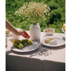 Тарелки SL Home «Арена Бланка», d=26.5 см, набор 2 шт., керамика, белые