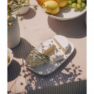 Блюдо SL Home «Арена Бланка», 25x15.5 см, керамика, белое