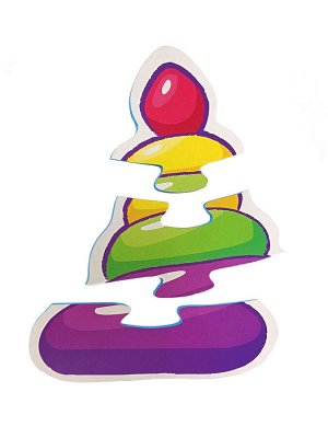 Пазлы-контуры мягкие "Игрушки" 6 шт Baby Toys