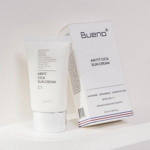 Осветляющий солнцезащитный крем с центеллой Bueno Airfit Cica Sun Cream SPF 50+ PA++++, 50мл
