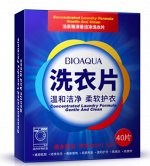 Салфетки для стирки «BIOAQUA» - альтернатива порошку (40 шт)