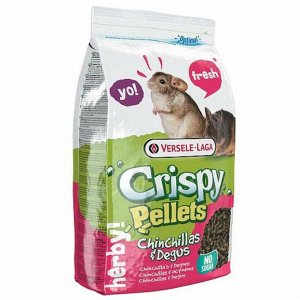 Гранулированный корм VERSELE-LAGA Crispy Pellets Chinchillas & Degus для шиншилл и дегу, 1 кг