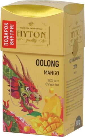 Чай бирюзовый HYTON Китайский УЛУН, МАНГО 90г 1/24