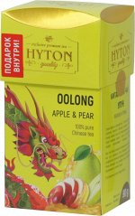 Чай бирюзовый HYTON Китайский УЛУН, ЯБЛОКО, ГРУША 90г 1/24
