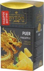 Чай черный HYTON Китайский ПУЭР С АНАНАСОМ 90 г 1/24