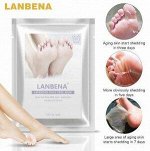 Маска-носки для ног отшелушивающая Lanbena
