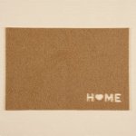 Коврик придверный SL Home, 40x60 см, бежевый