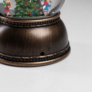 Фигура светодиодная «Сказочные гномы», 20x10.5 см, музыка, батарейки ААх3 (не в комплекте), USB, свечение тёплое белое