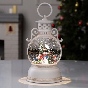 Фигура светодиодная «Волшебный каток», 20x10.5 см, музыка, батарейки ААх3 (не в комплекте), USB, свечение тёплое белое